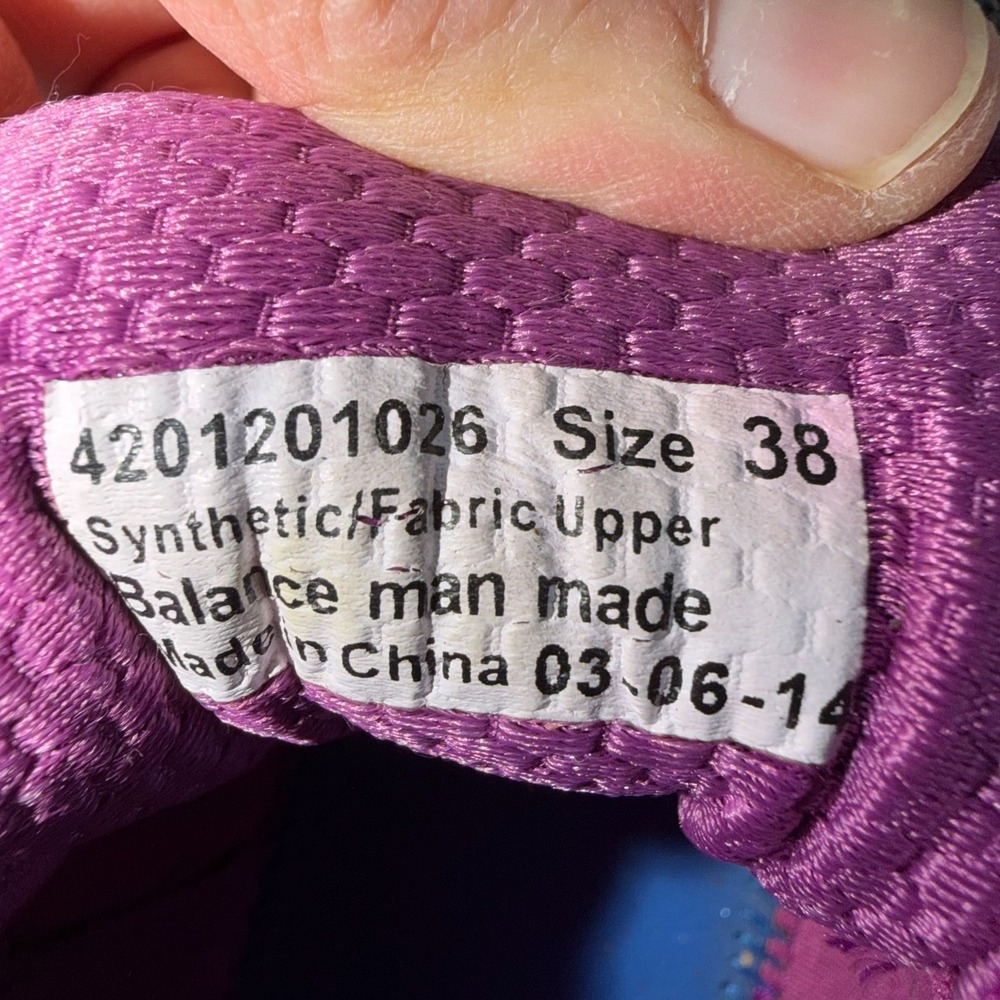 Dansko Sneakers Shayla Gray & Pink Comfort Shoes Mesh & Leather SZ 7.5-8/EU 38 - Picture 5 of 7